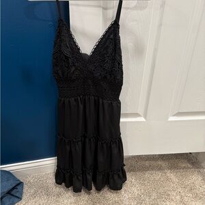 Elegant Black Lace Dress